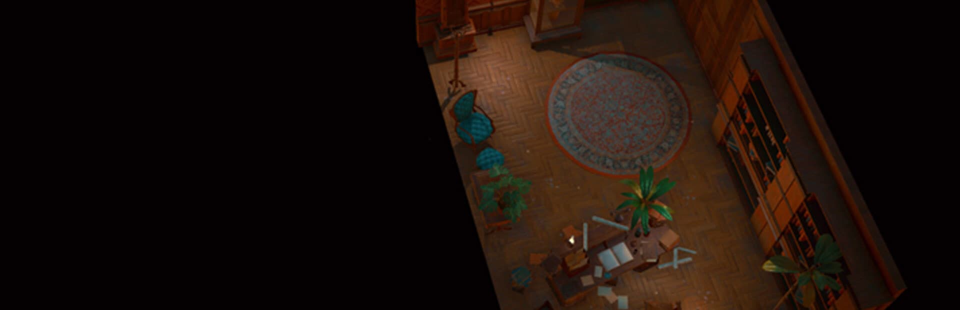 Hidden Old House Top-Down 3D