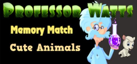 Professor Watts Memory Match Cute Animals