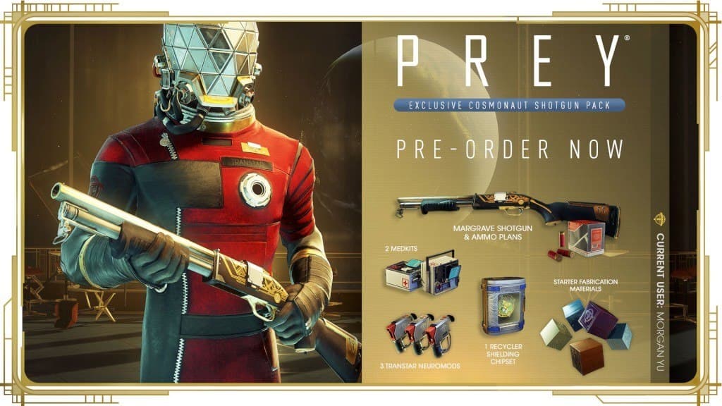 Prey + Cosmonaut Shotgun Pack DLC