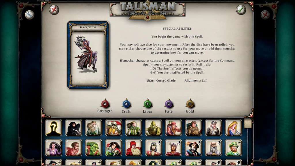 Talisman: Digital Edition - Black Witch Character Pack DLC