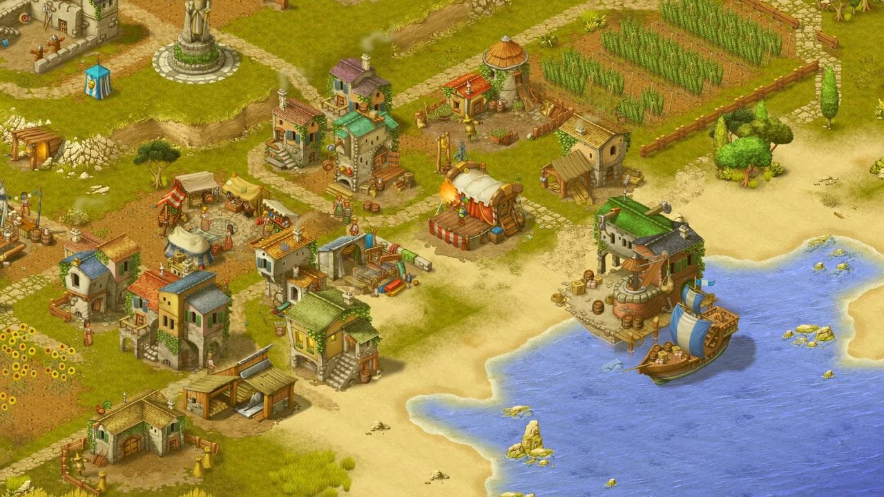 Townsmen - A Kingdom Rebuilt: The Seaside Empire DLC