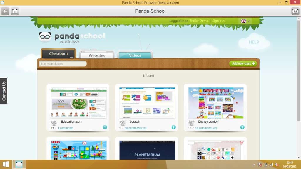Panda School Browser