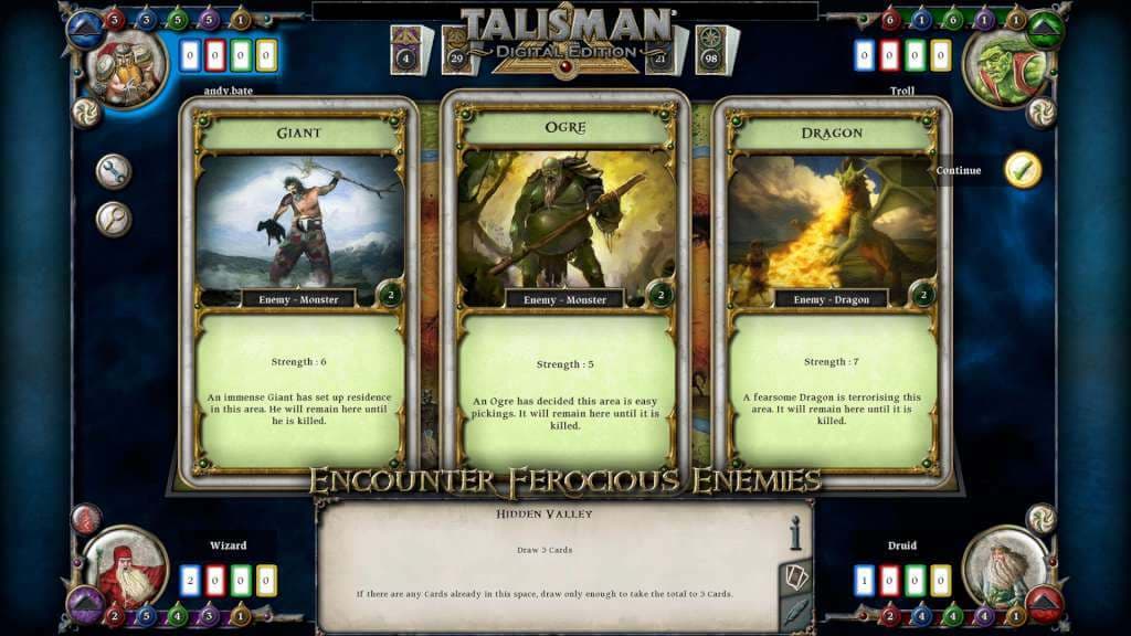Talisman: Digital Edition South America (cadeau Steam)