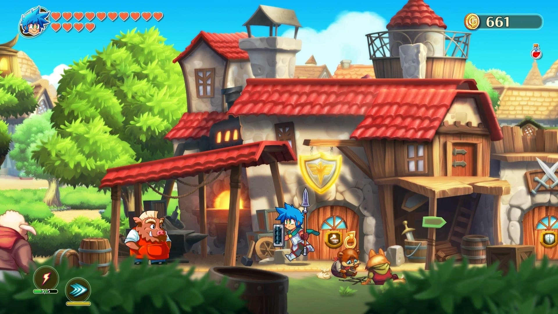 Monster Boy and the Cursed Kingdom (compte Nintendo)