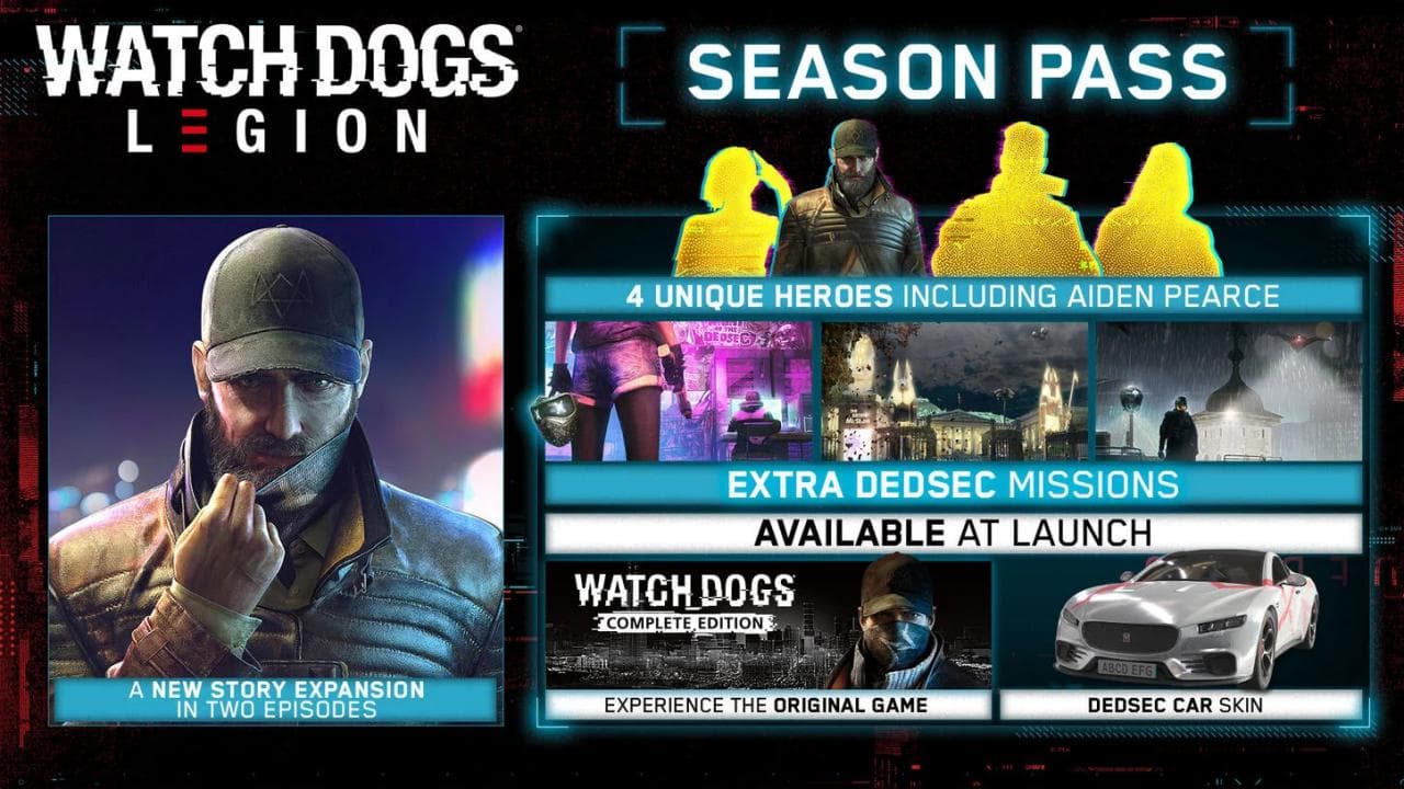 Watch Dogs: Legion - Season Pass DLC
