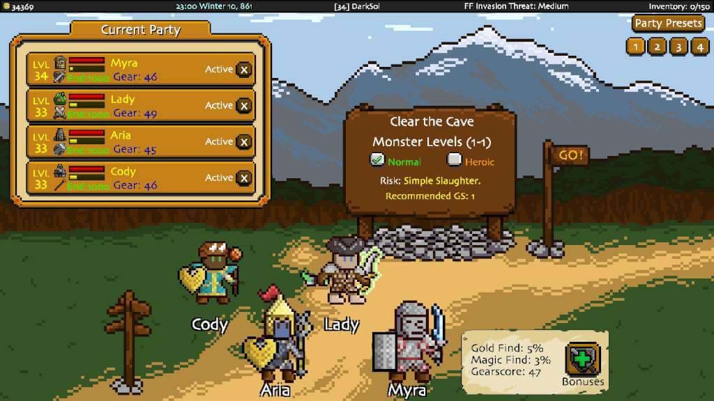 Adventurer Manager (cadeau Steam)
