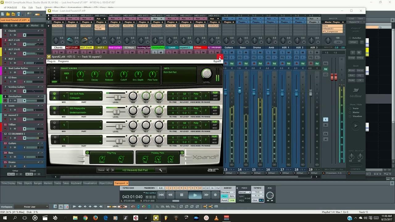 MAGIX Samplitude Music Studio 2017