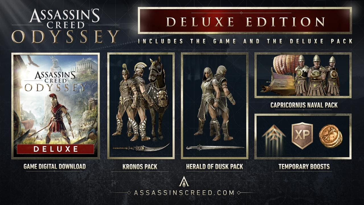 Assassin's Creed Odyssey Deluxe Edition (compte PlayStation)