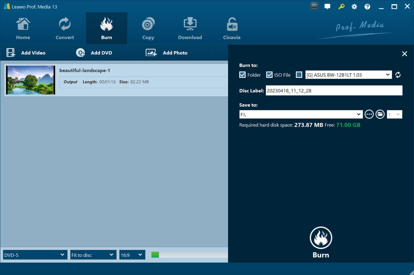 Leawo DVD Creator for Windows