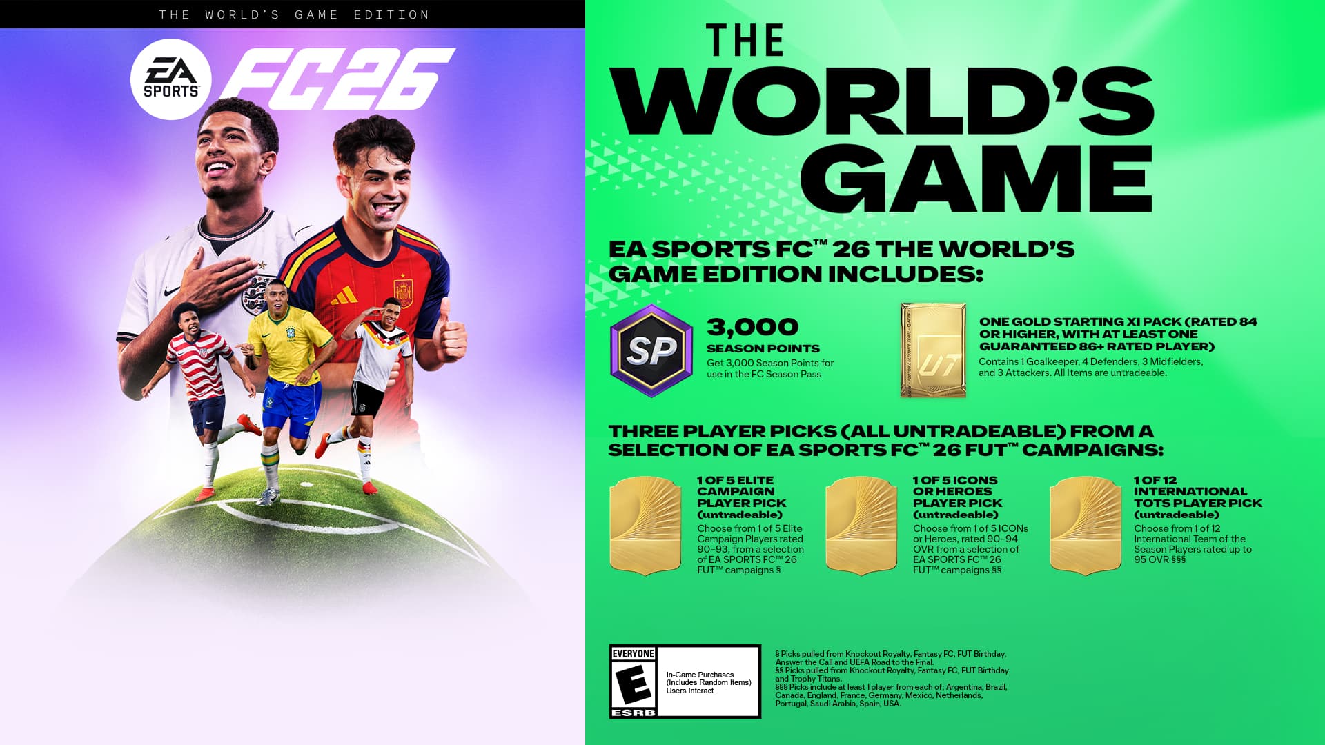 EA SPORTS FC 26 The World's Game Edition