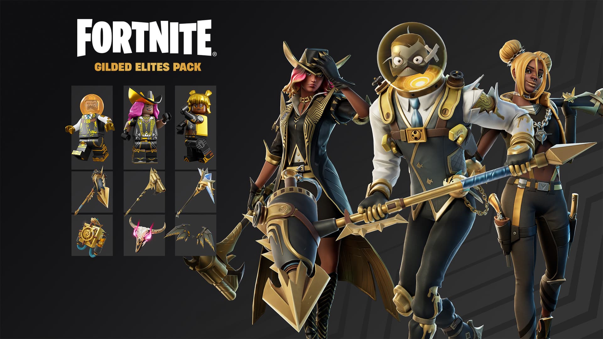 Fortnite - Gilded Elites Pack DLC