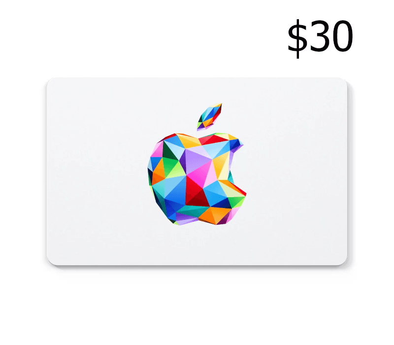 Carte App Store & iTunes 30 $